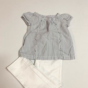 🌈 Carter’s blue and white pinstripe shirt 🌈